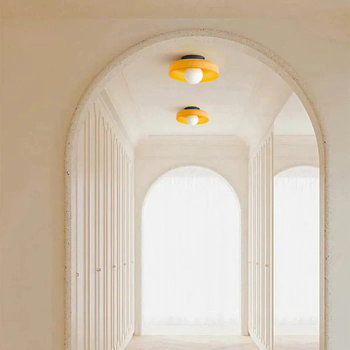 Elegancka wpuszczana okrągła lampa sufitowa led