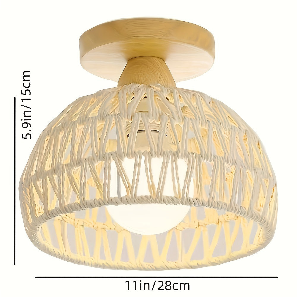 Lampa sufitowa półwpuszczana w stylu bohemy