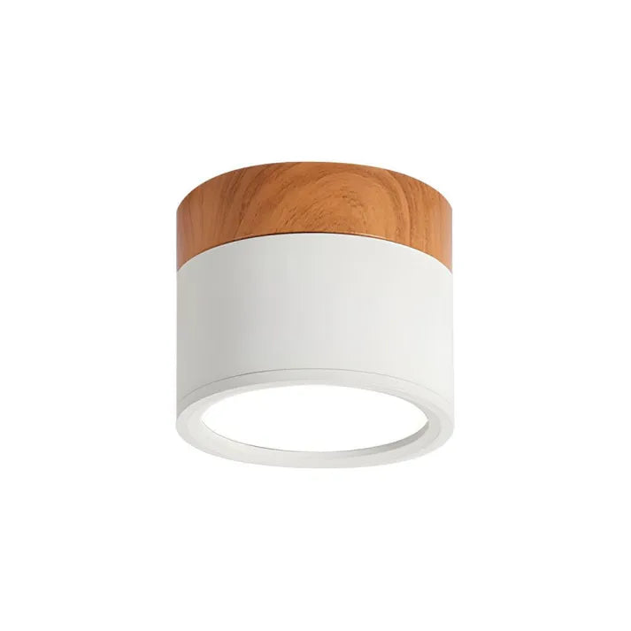 Minimalistyczna cylindryczna lampa sufitowa LED