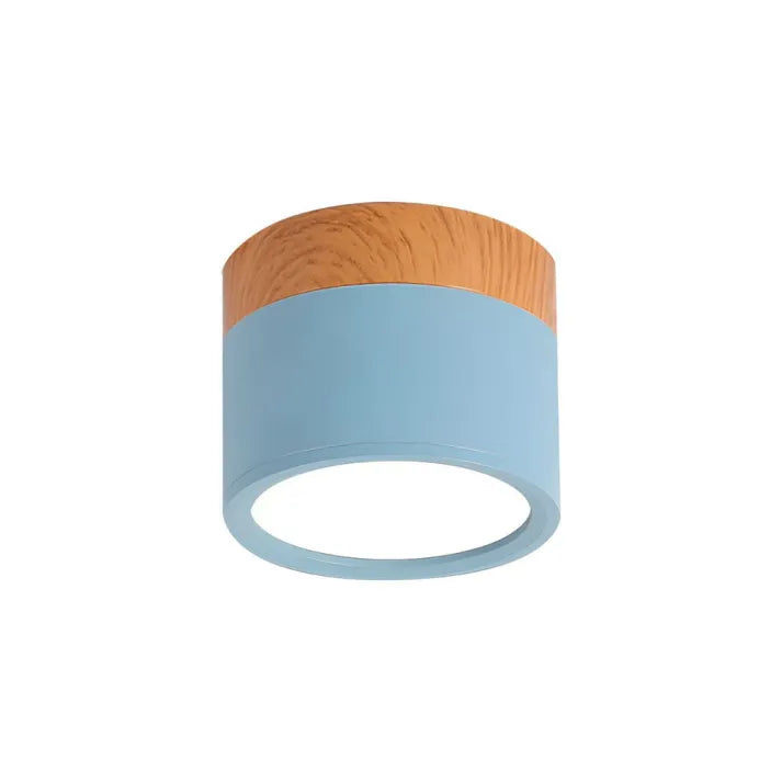 Minimalistyczna cylindryczna lampa sufitowa LED