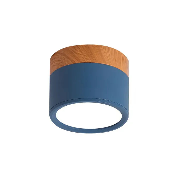 Minimalistyczna cylindryczna lampa sufitowa LED