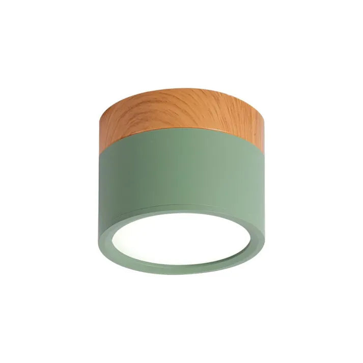 Minimalistyczna cylindryczna lampa sufitowa LED