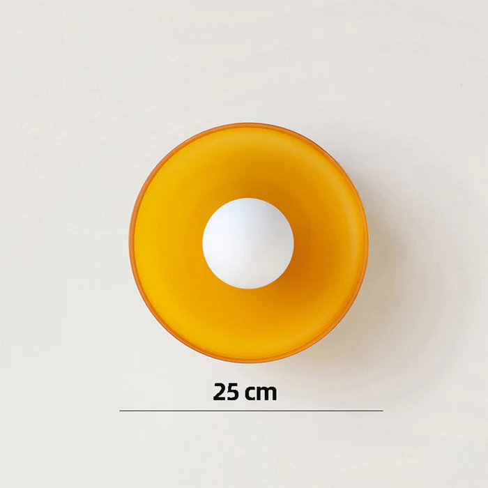 Elegancka wpuszczana okrągła lampa sufitowa led