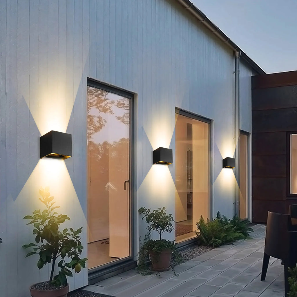 2 sztuki Minimalistyczna nowoczesna lampa ścienna LED