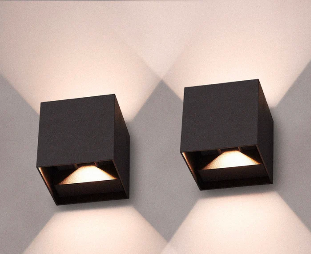 2 sztuki Minimalistyczna nowoczesna lampa ścienna LED