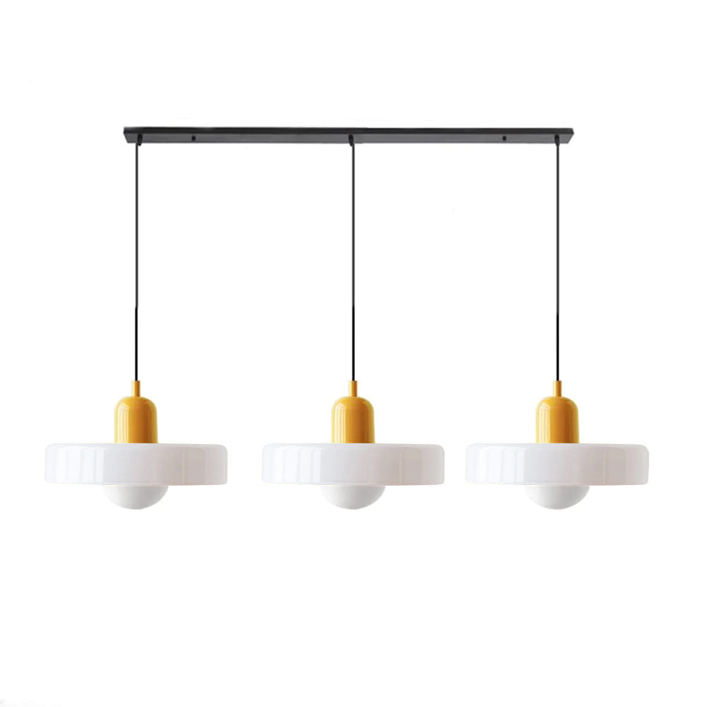 Nowoczesna potrójna lampa wisząca