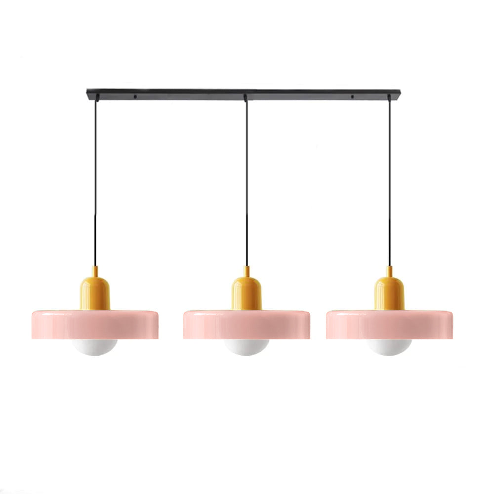 Nowoczesna potrójna lampa wisząca