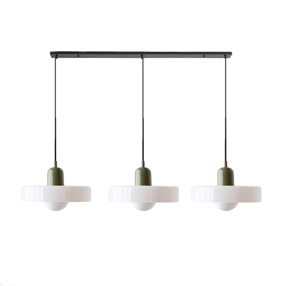 Nowoczesna potrójna lampa wisząca