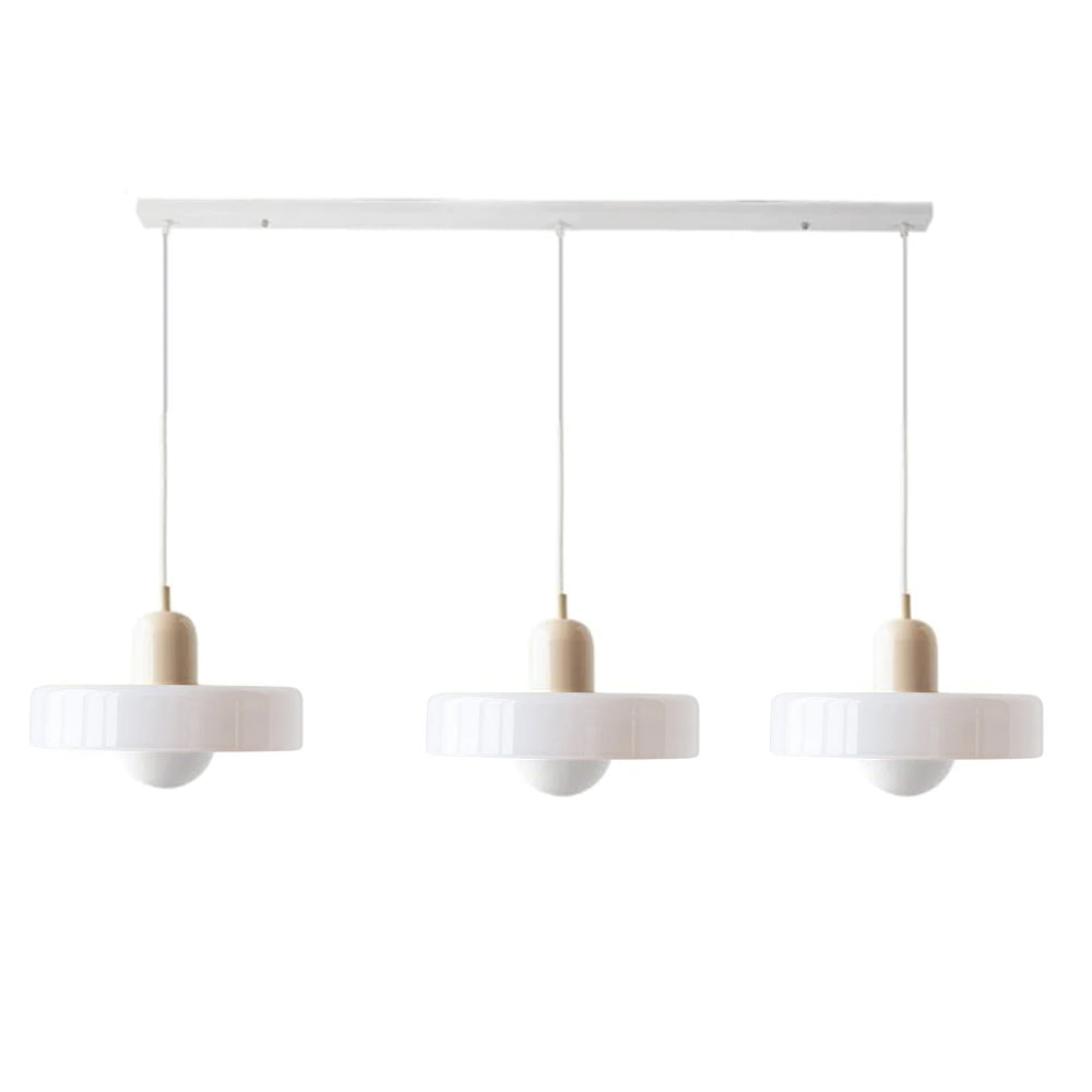 Nowoczesna potrójna lampa wisząca