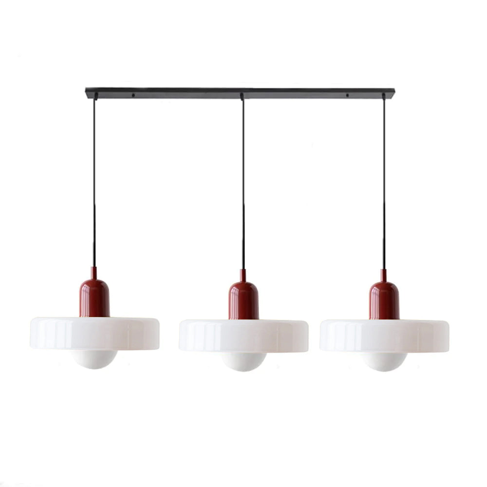 Nowoczesna potrójna lampa wisząca