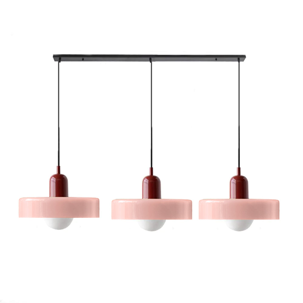 Nowoczesna potrójna lampa wisząca