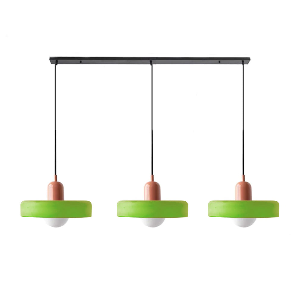 Nowoczesna potrójna lampa wisząca