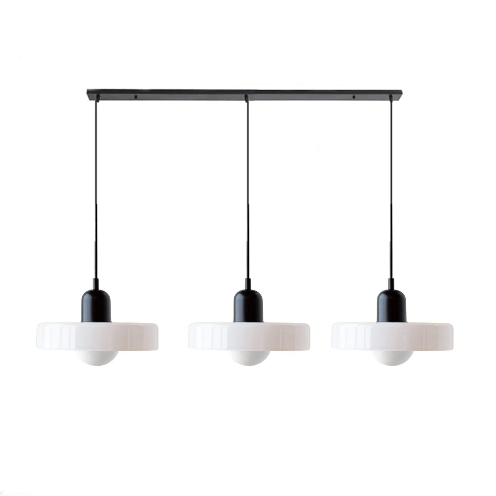 Nowoczesna potrójna lampa wisząca
