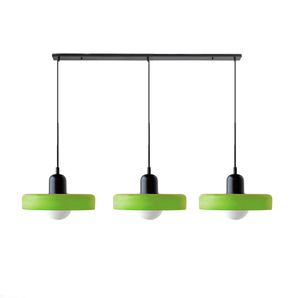Nowoczesna potrójna lampa wisząca