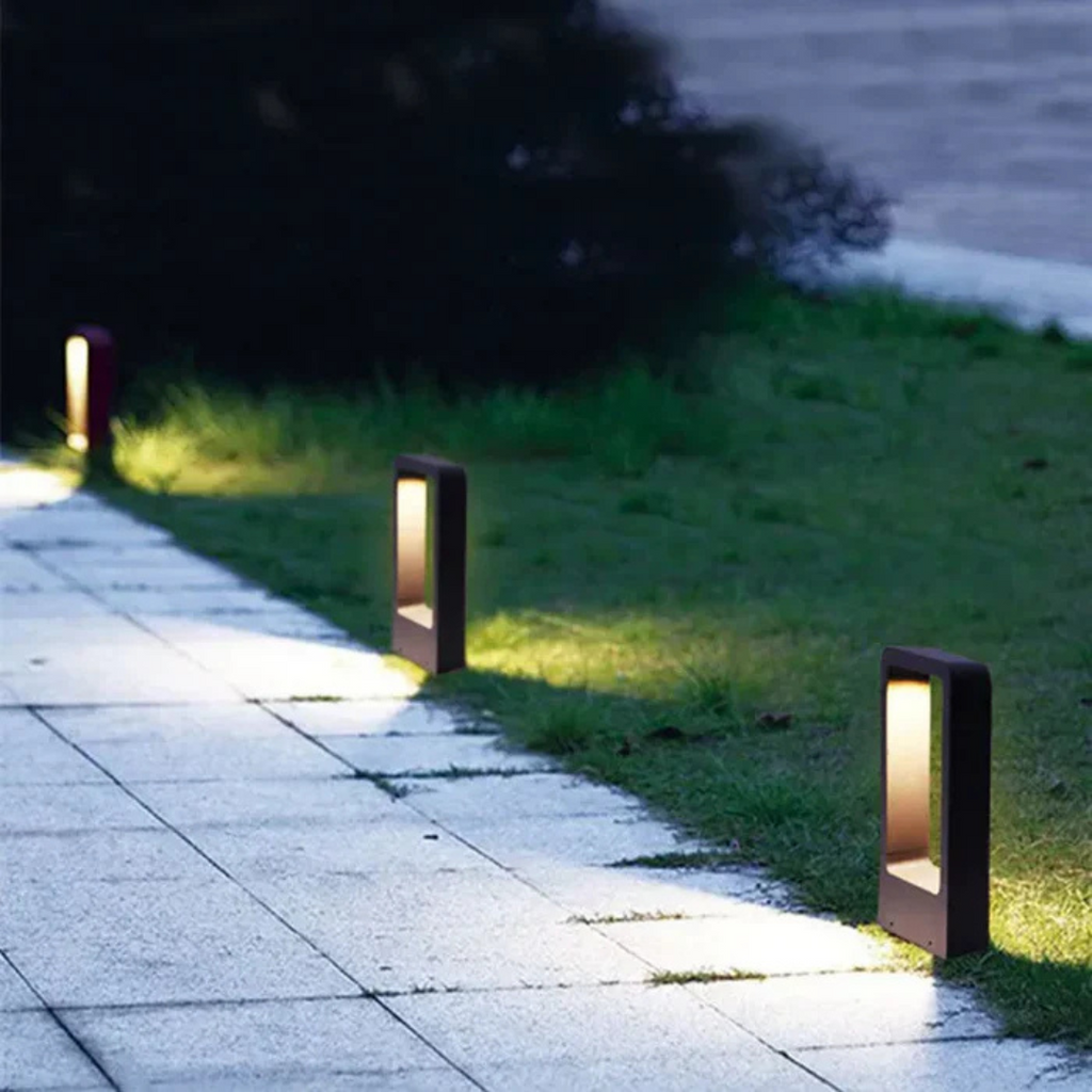 Nowoczesna wodoodporna lampa LED do użytku zewnętrznego