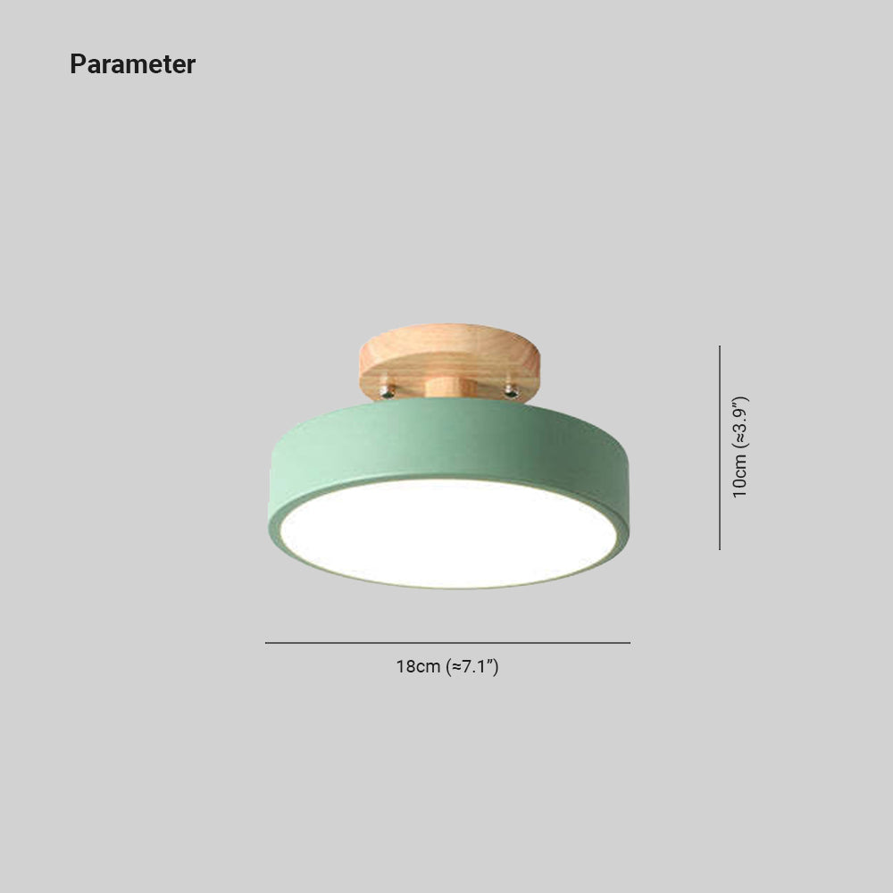 Nowoczesne lampy sufitowe LED montowane na płasko