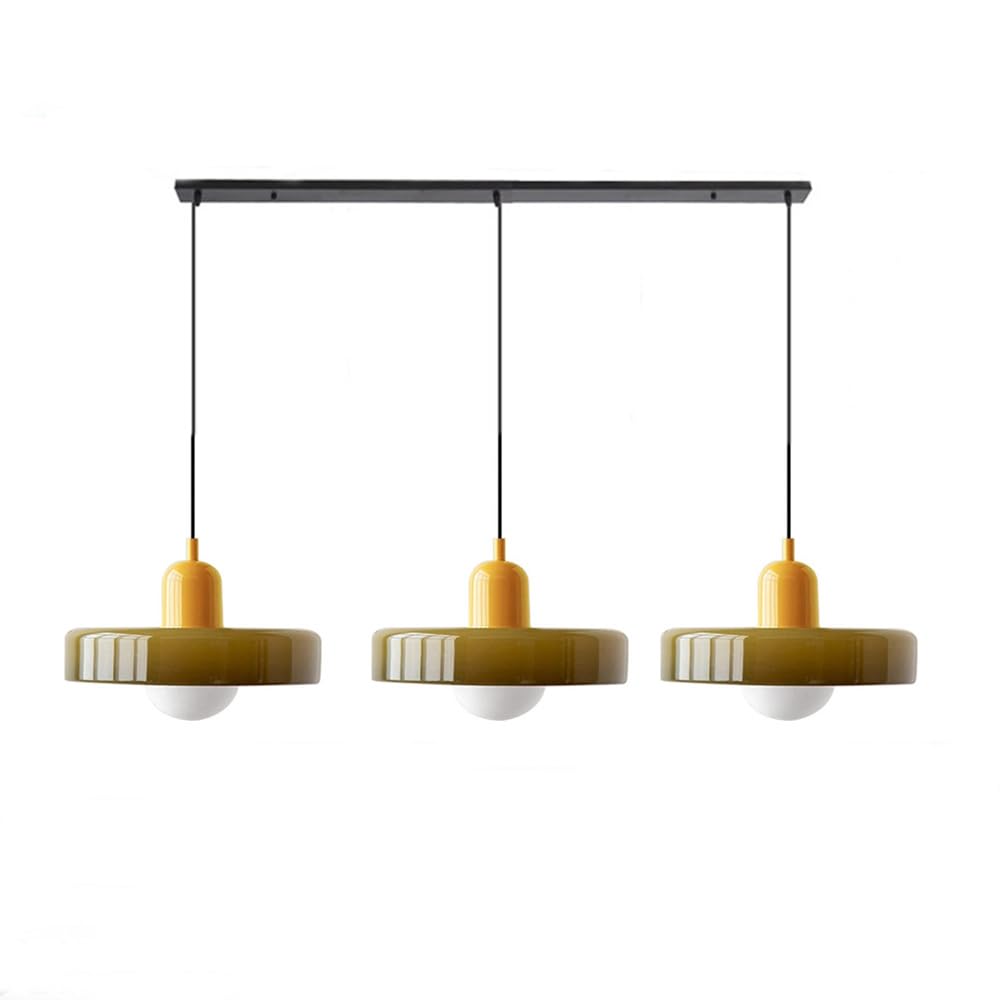 Nowoczesna potrójna lampa wisząca