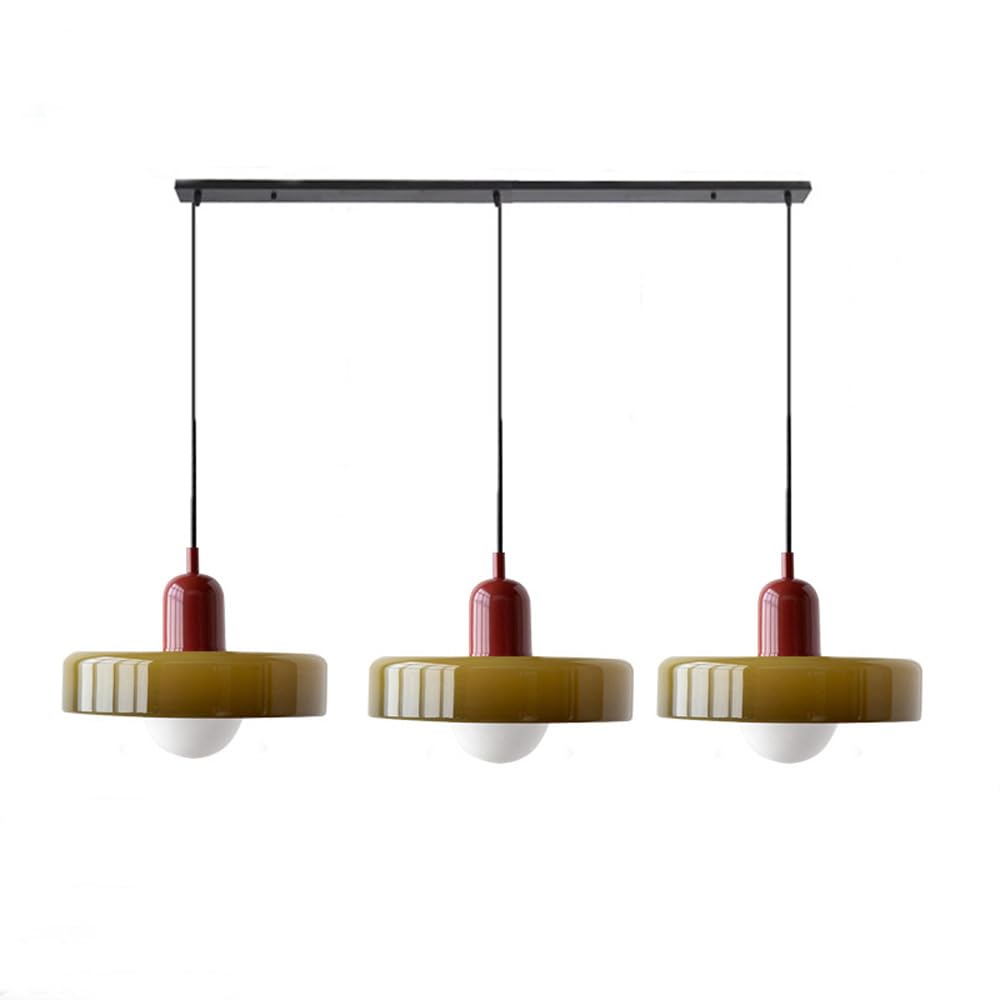 Nowoczesna potrójna lampa wisząca