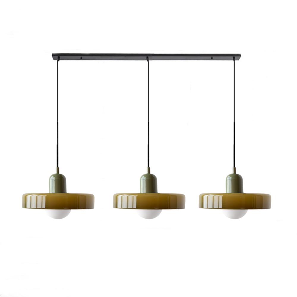 Nowoczesna potrójna lampa wisząca