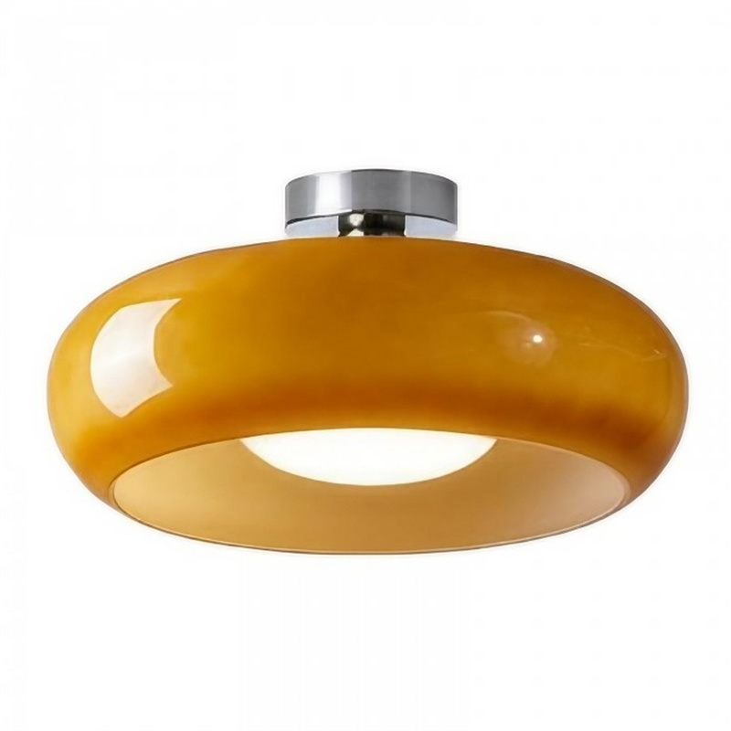 Okrągłe lampy sufitowe w stylu vintage