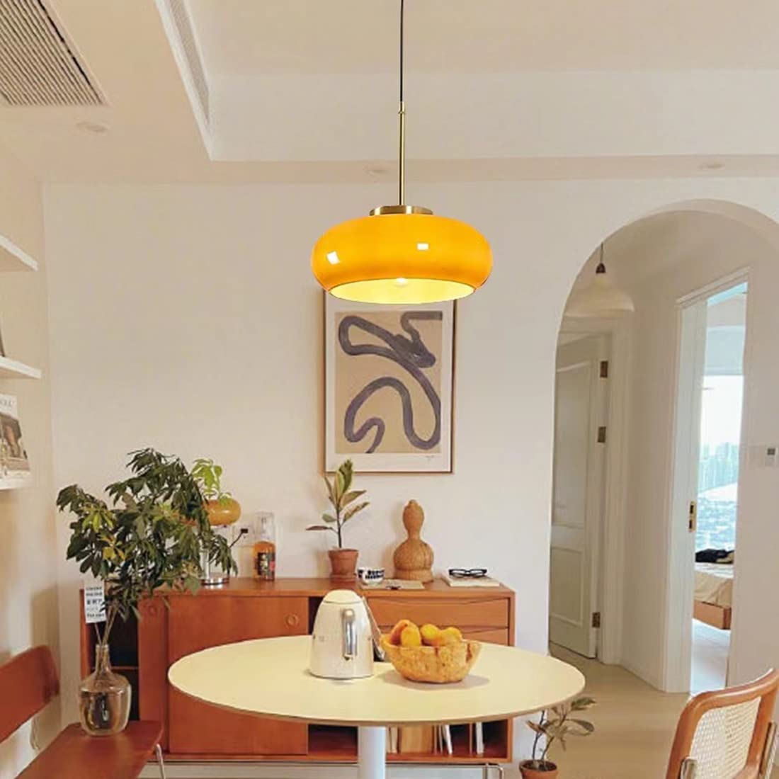 Nowoczesna lampa wisząca inspirowana chlebem