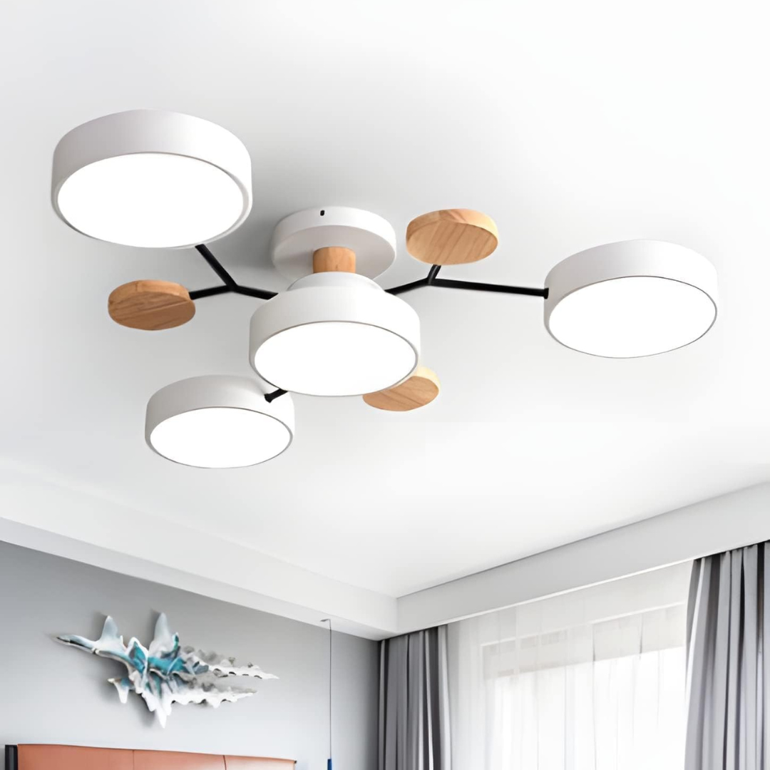Nowoczesna lampa sufitowa LED do salonu