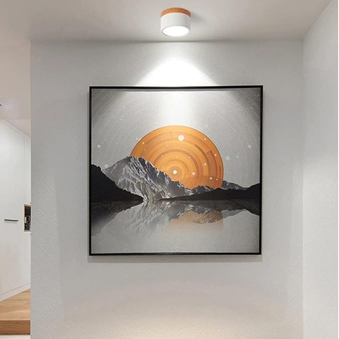 Minimalistyczna cylindryczna lampa sufitowa LED