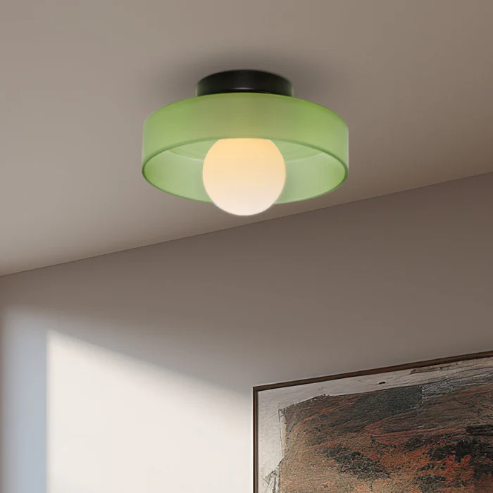 Elegancka wpuszczana okrągła lampa sufitowa led