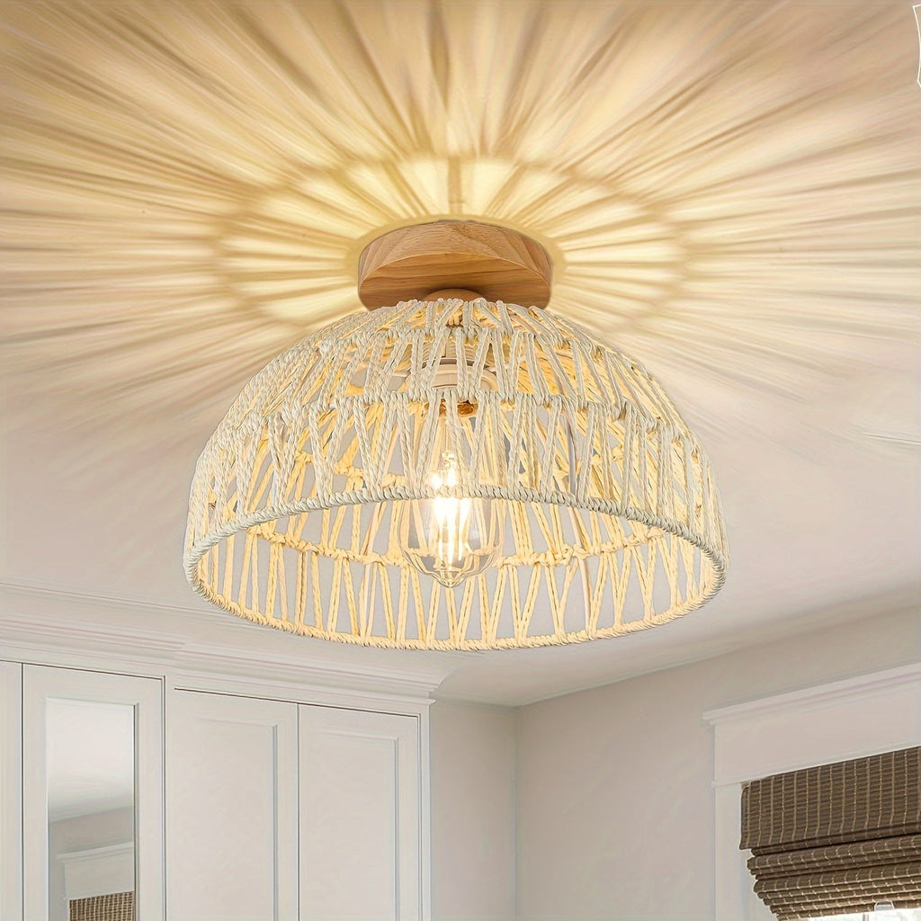 Lampa sufitowa półwpuszczana w stylu bohemy