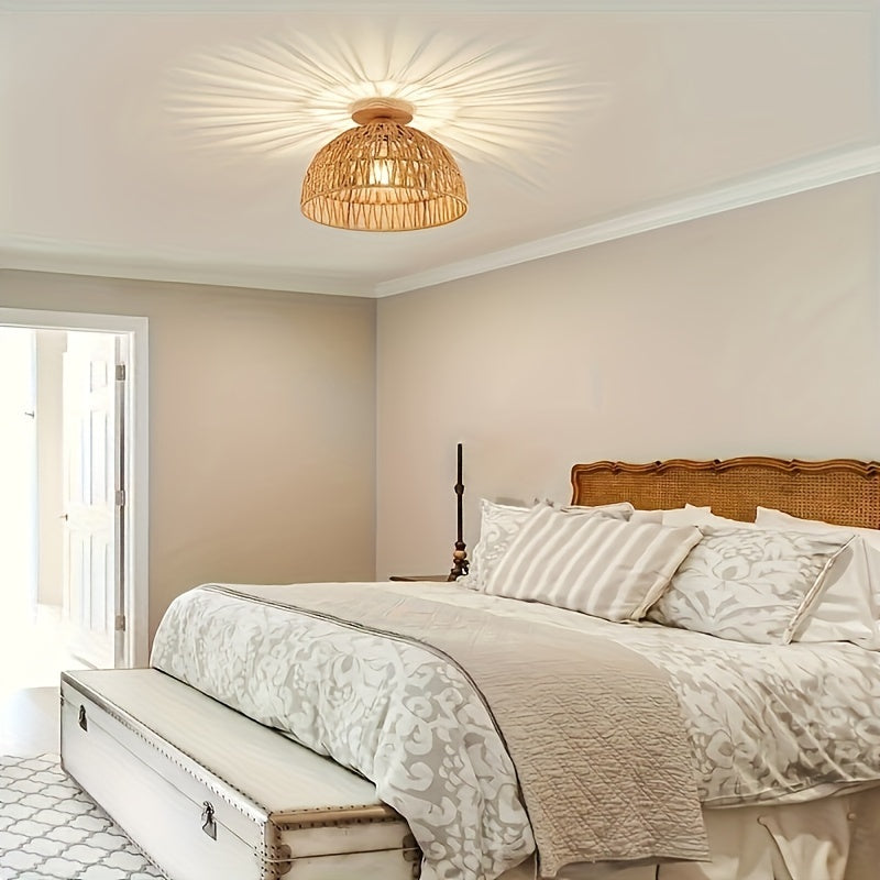 Lampa sufitowa półwpuszczana w stylu bohemy