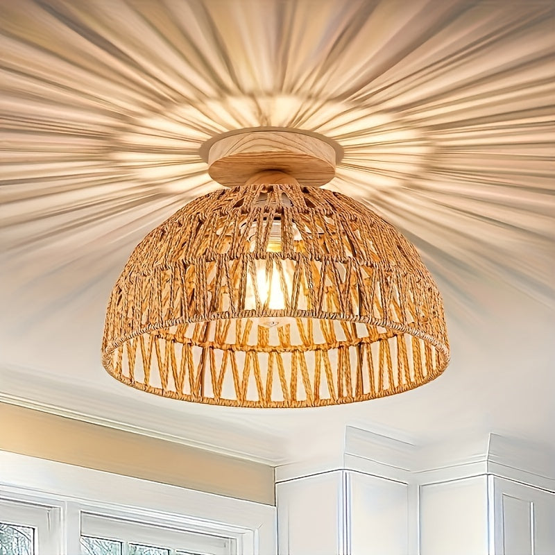 Lampa sufitowa półwpuszczana w stylu bohemy