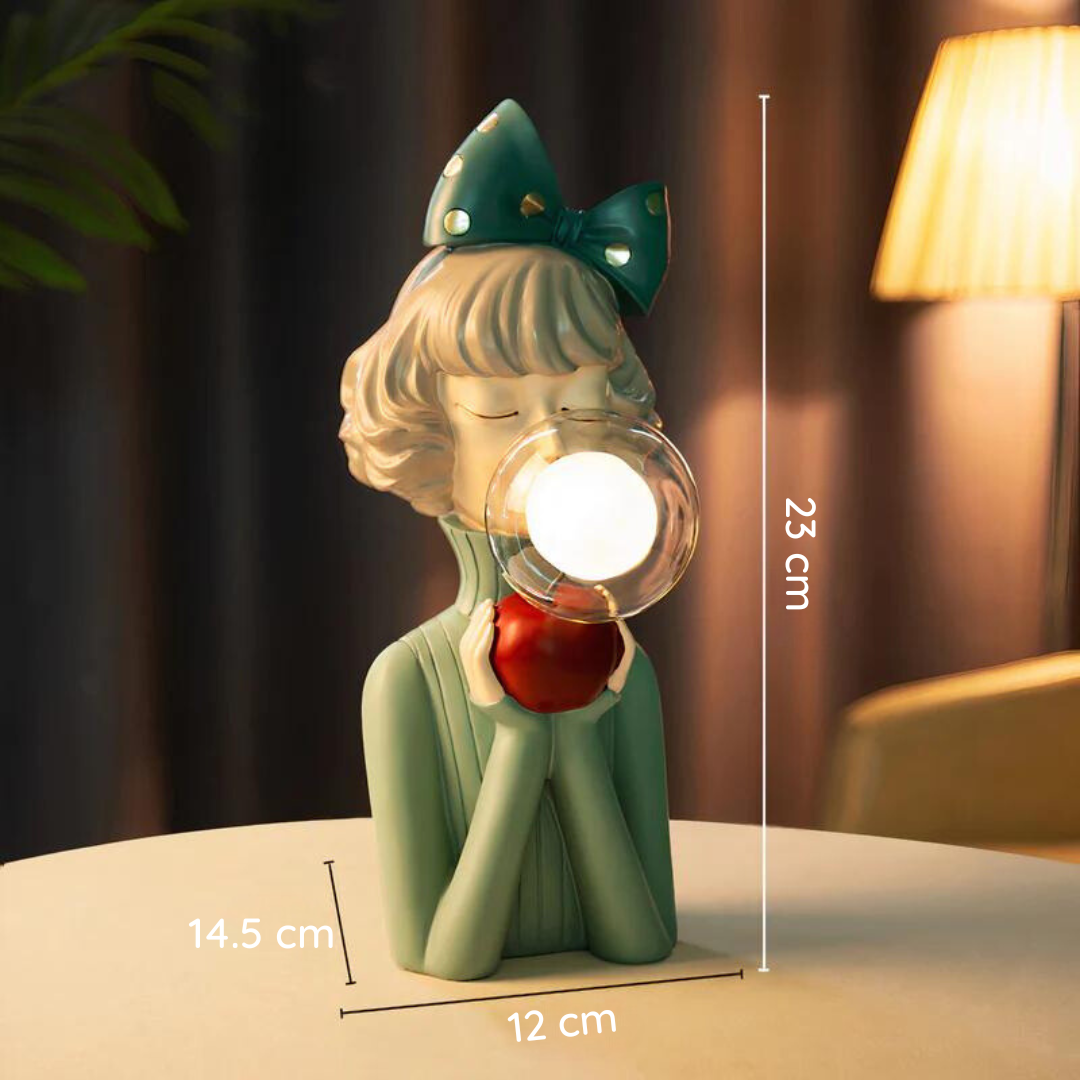 Nowoczesna artystyczna lampa stołowa designerska
