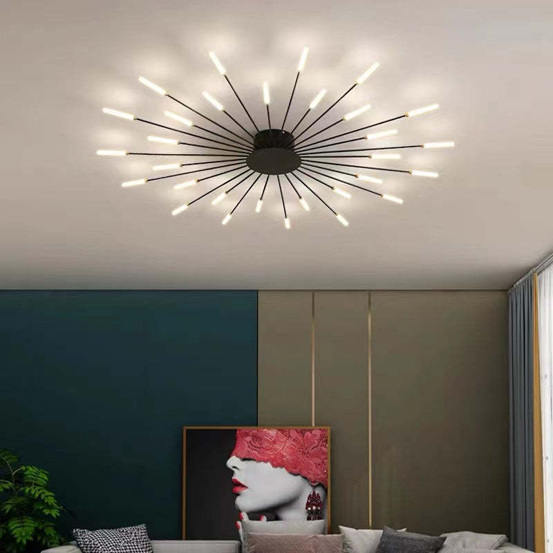 Dekoracyjna lampa sufitowa LED z fajerwerkami