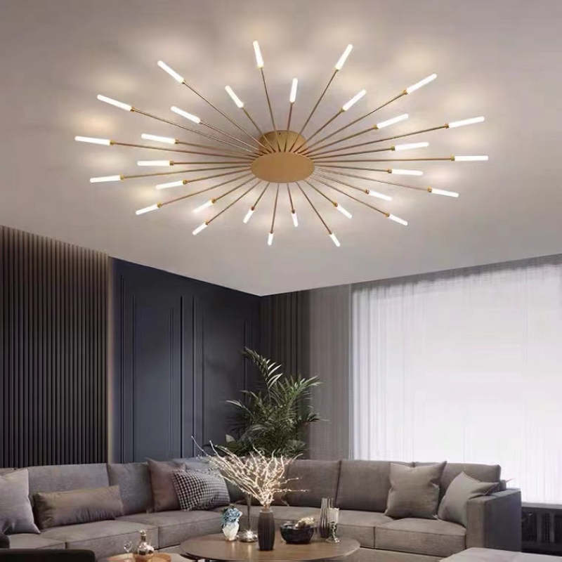 Dekoracyjna lampa sufitowa LED z fajerwerkami