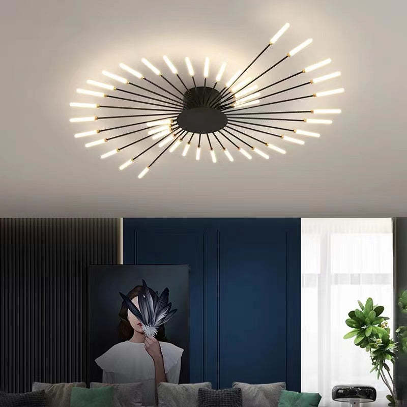 Dekoracyjna lampa sufitowa LED z fajerwerkami