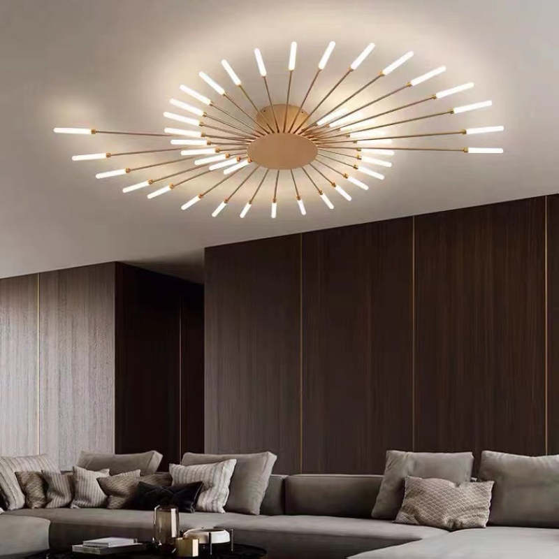 Dekoracyjna lampa sufitowa LED z fajerwerkami