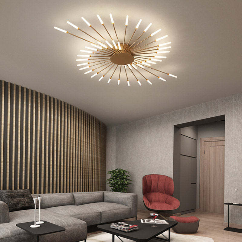Dekoracyjna lampa sufitowa LED z fajerwerkami