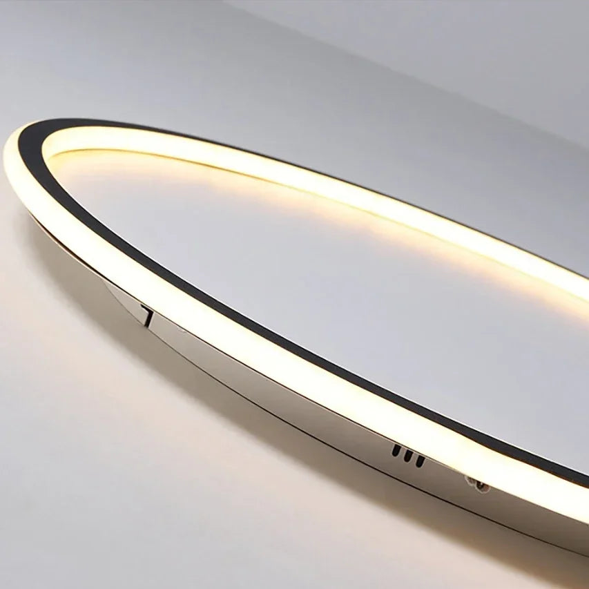 Minimalistyczna okrągła skandynawska lampa sufitowa