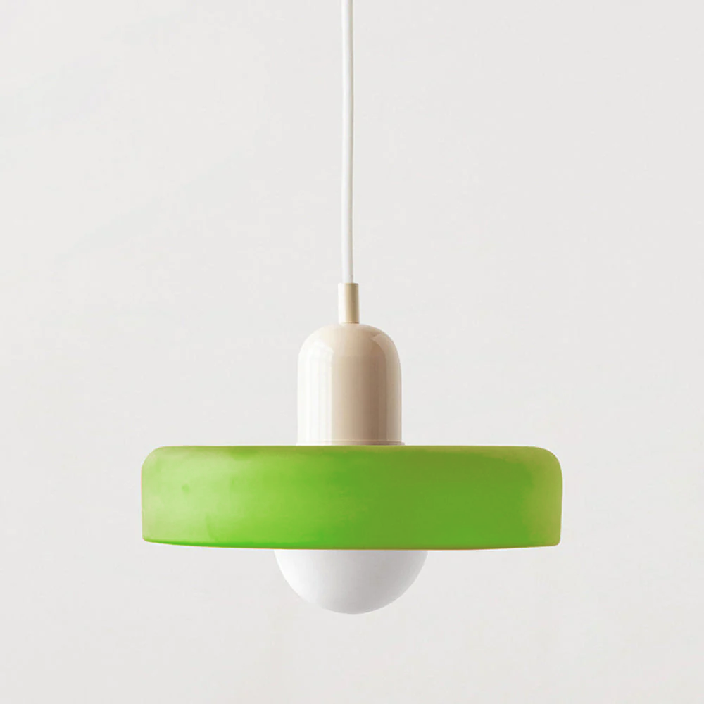 Artystyczna kolorowa lampa wisząca