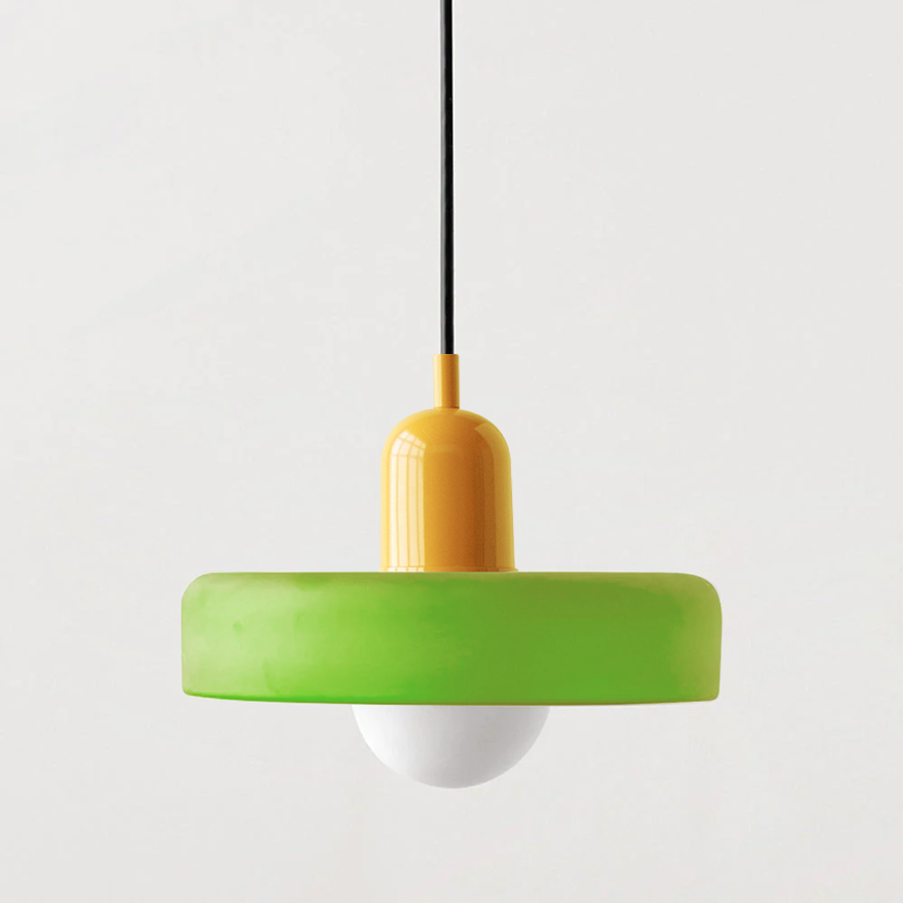 Artystyczna kolorowa lampa wisząca