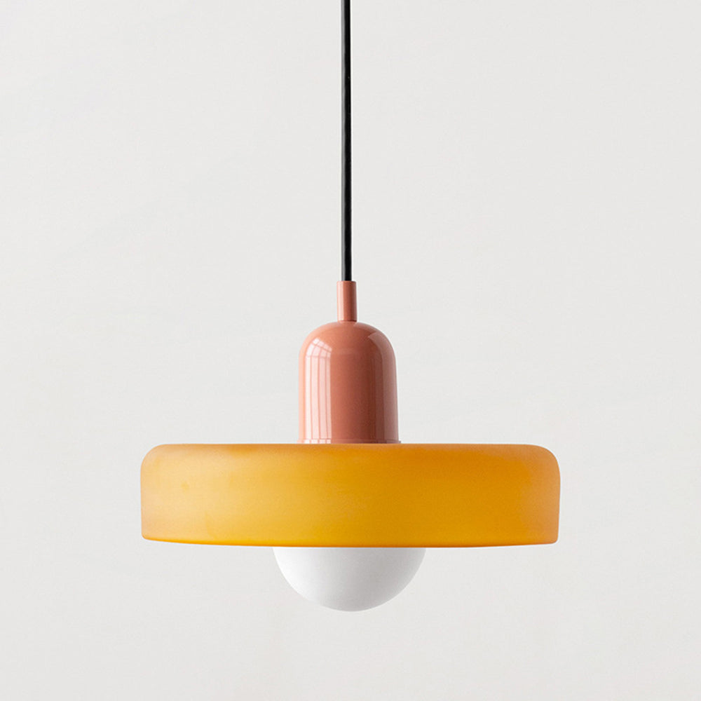 Artystyczna kolorowa lampa wisząca