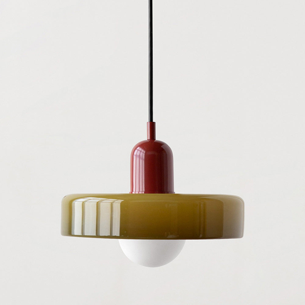 Artystyczna kolorowa lampa wisząca