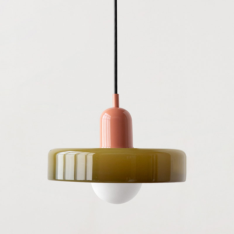 Artystyczna kolorowa lampa wisząca
