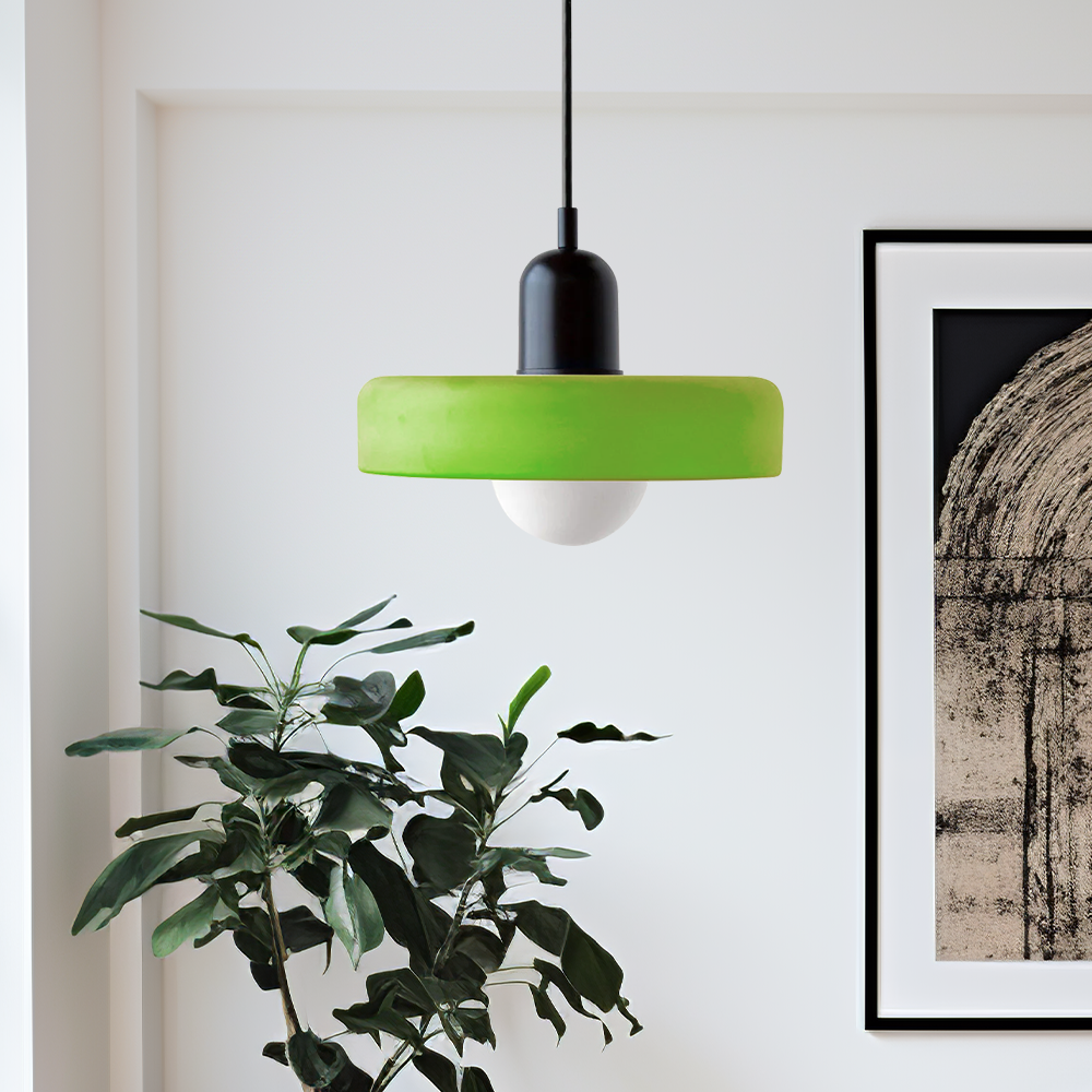 Artystyczna kolorowa lampa wisząca