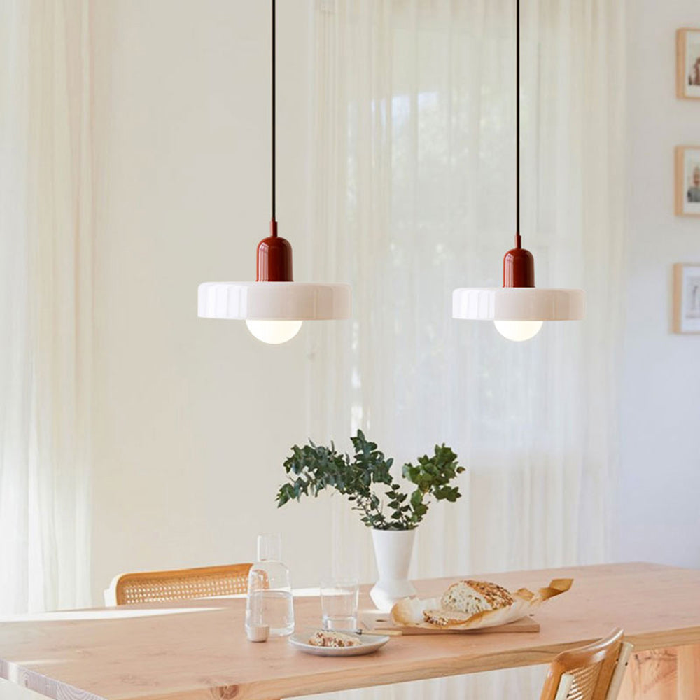 Artystyczna kolorowa lampa wisząca