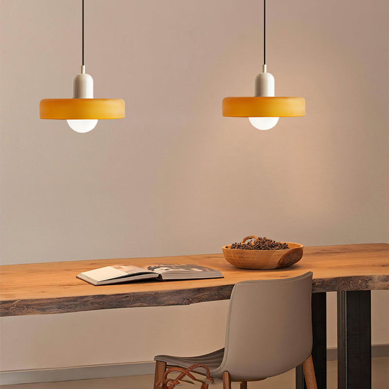 Artystyczna kolorowa lampa wisząca