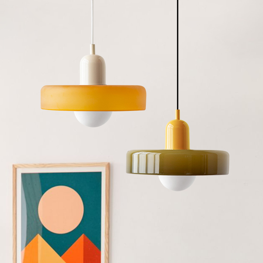 Artystyczna kolorowa lampa wisząca