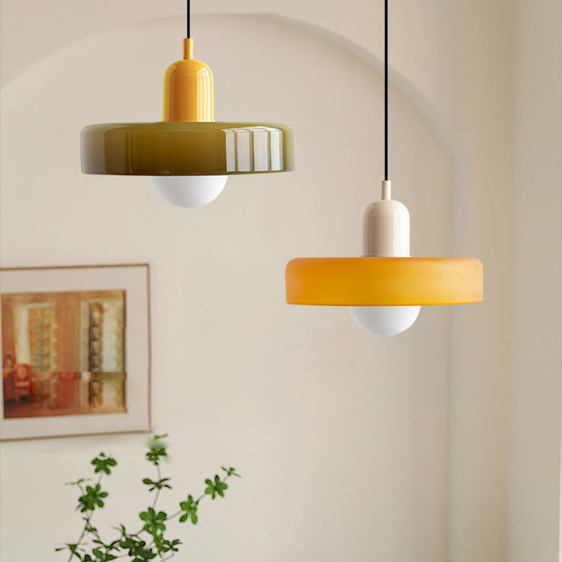 Artystyczna kolorowa lampa wisząca