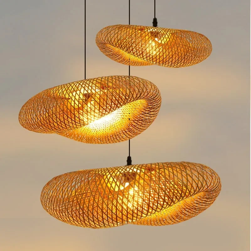 Wisząca lampa wisząca inspirowana stylem boho