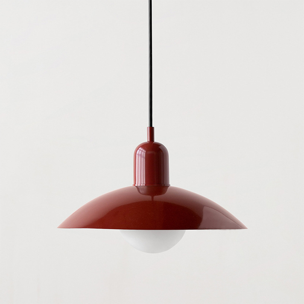 Kolorowa lampa wisząca inspirowana stylem retro